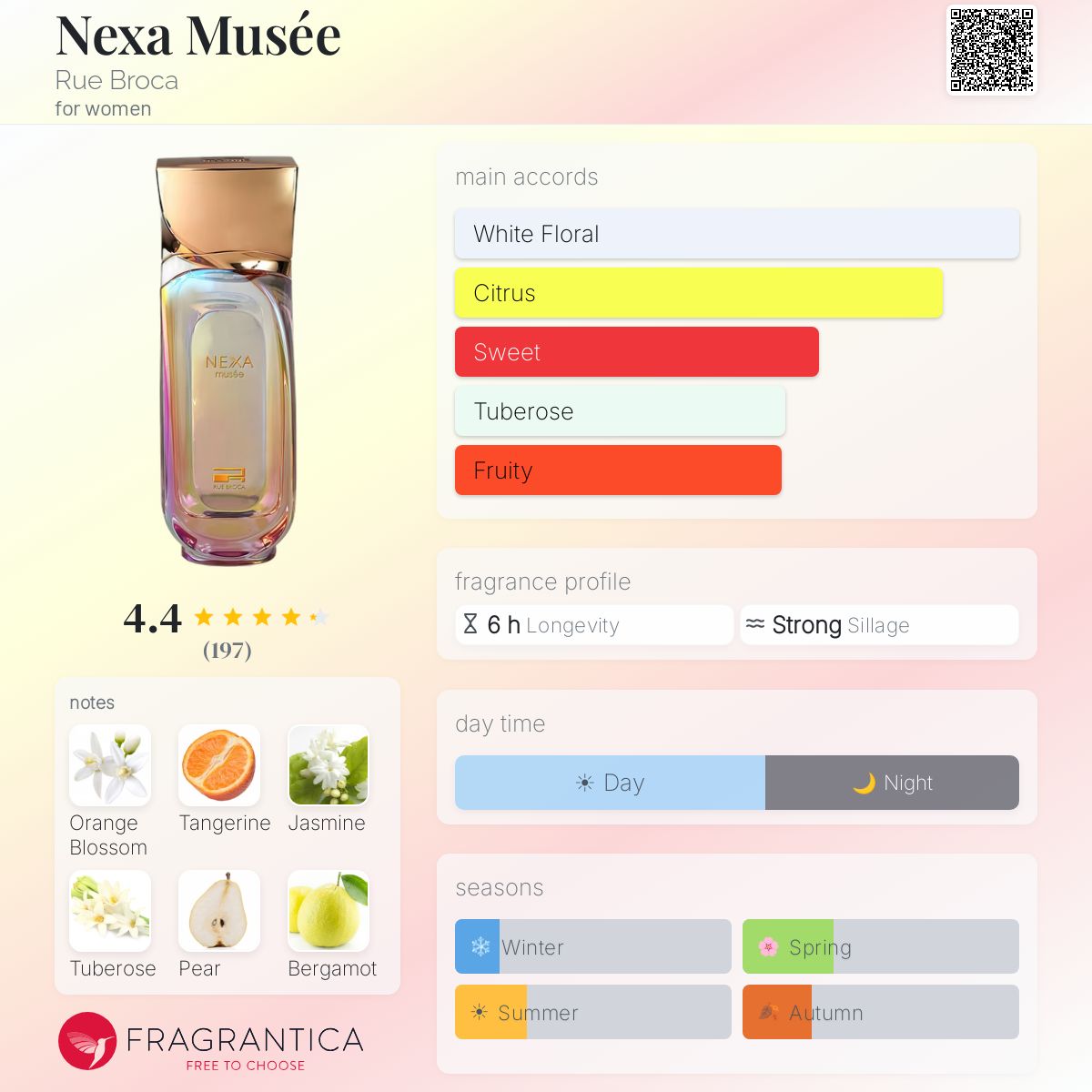 Nexa Museé Rue Broca EDP 3.4oz