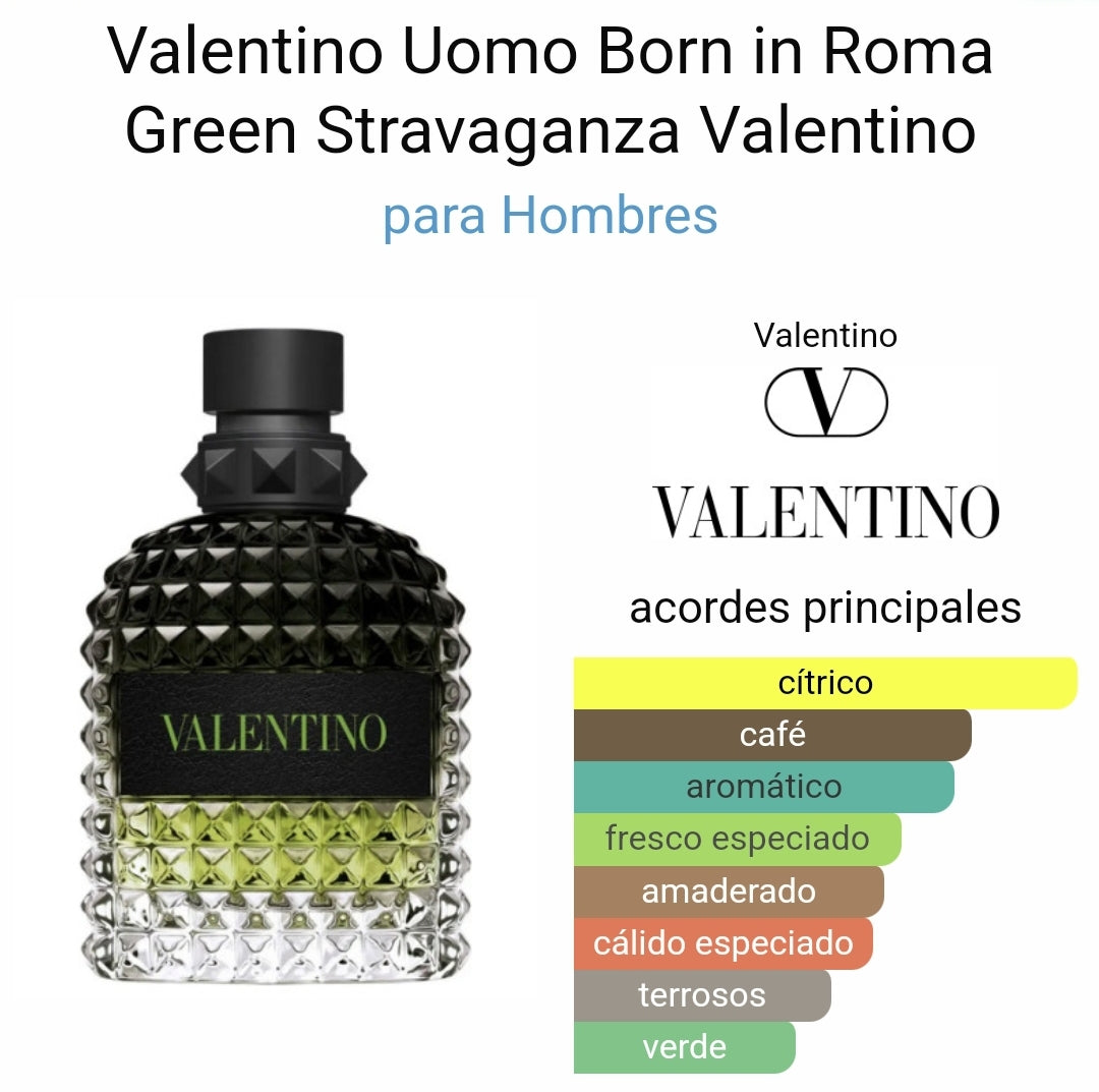 Valentino Uomo Born in Roma Green Stravaganza de Valentino