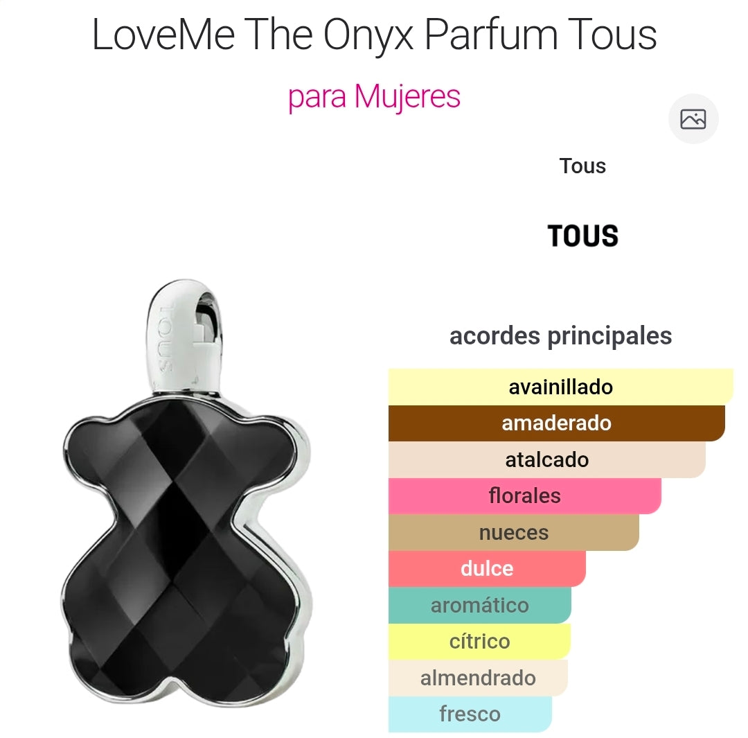 LoveMe Onyx Parfum de Tous set 2 pcs