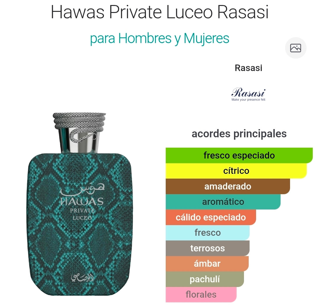 Hawas Private Luceo Rasasi