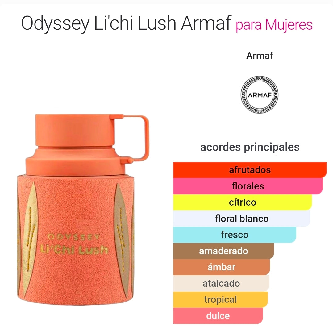 Li'chi Lush Odyssey Armaf 3.4oz