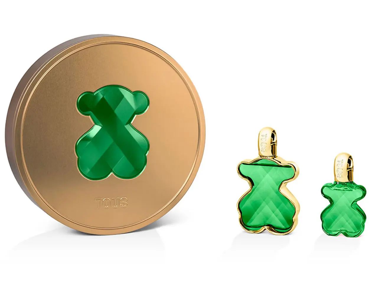 Set Tous Love Me Emerald Perfume 1.7 oz, miniature 0.5 oz