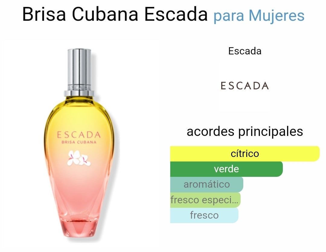 Brisa Cubana Escada 3.3oz edt