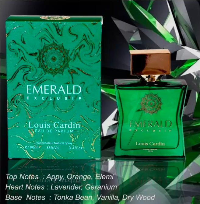 Emerald Exclusif Green Louis Cardin EDP3.4oz