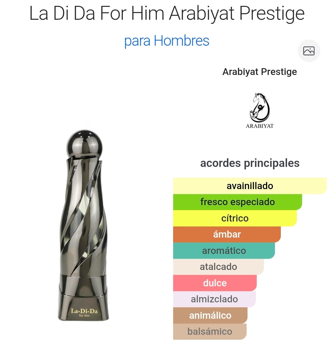 La Di Da Arabiyat Prestige EDP 3.4oz