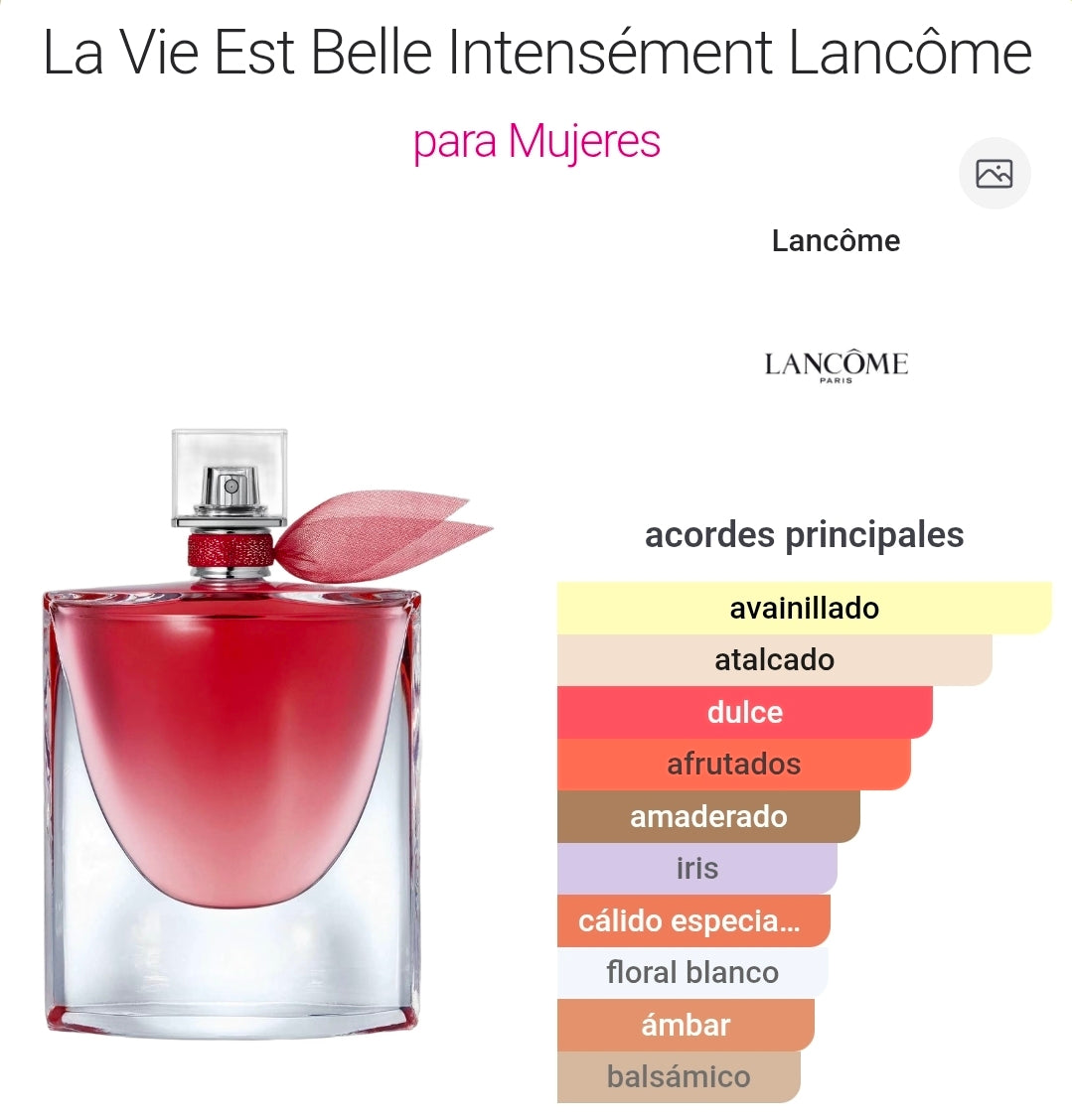 Intensément La Vie Est Belle Lancôme EDP 3.4oz