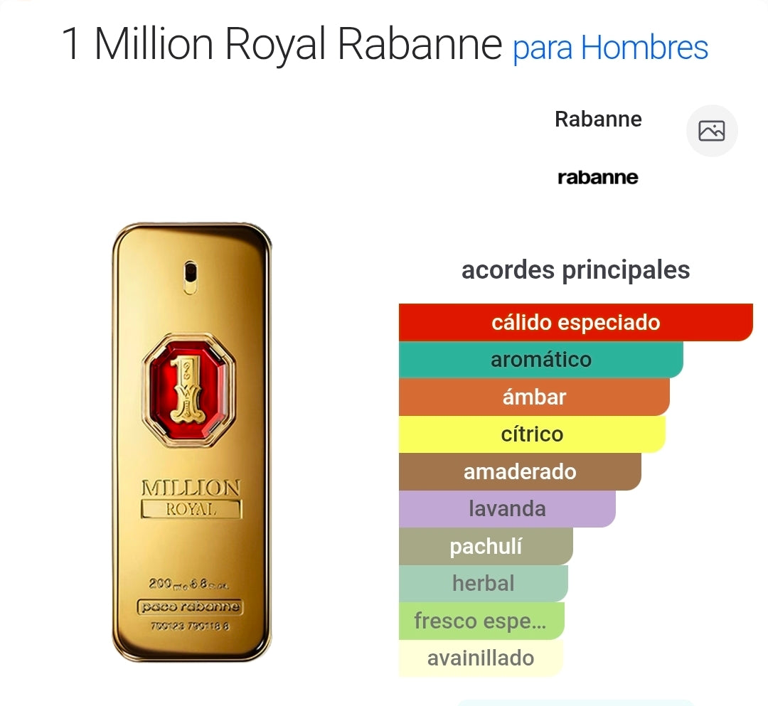 One Million Royal de Paco Rabanne EDP 1.7oz