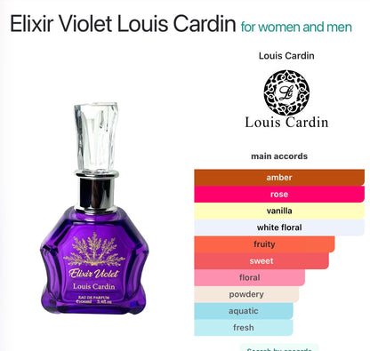 Elixir Violet Louis Cardin EDP 3.4oz