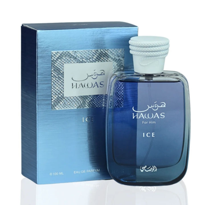 Hawas Ice for him Rasasi 3.3onz  EDP