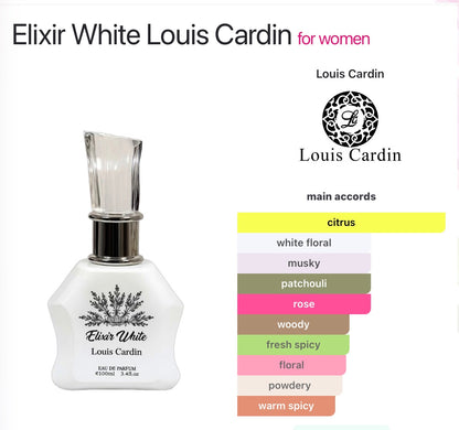 Elixir White Louis Cardin EDP 3.4oz