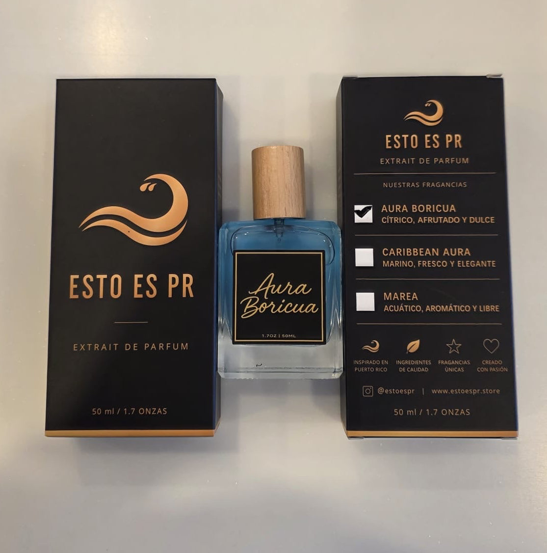 Esto es PR “AURA BORICUA” Unisex Extrait de Parfum 50ml