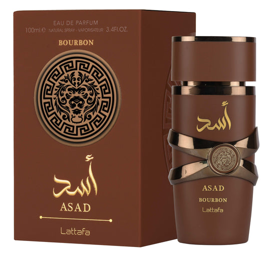 Asad Bourbon Lattafa EDP 3.4oz