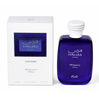 Hawas Sapphire Rasasi EDP 3.38oz