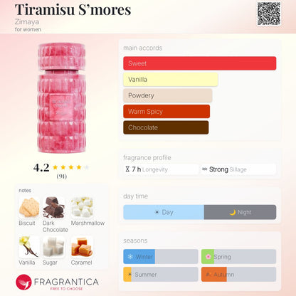 Tiramisu S’mores Zimaya EDP 3.4oz