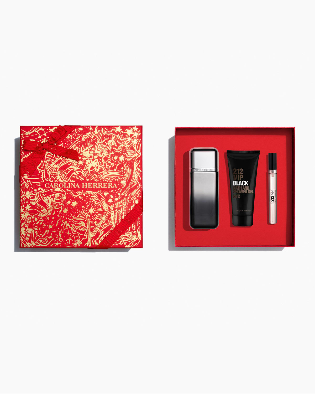 Carolina Herrera 212 VIP Black Elixir Set 3pcs