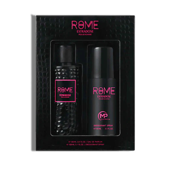 Bharara Rome Pour Homme Extradose Set 2pcs EDP 100ml/3.4oz + Desod Men's Set