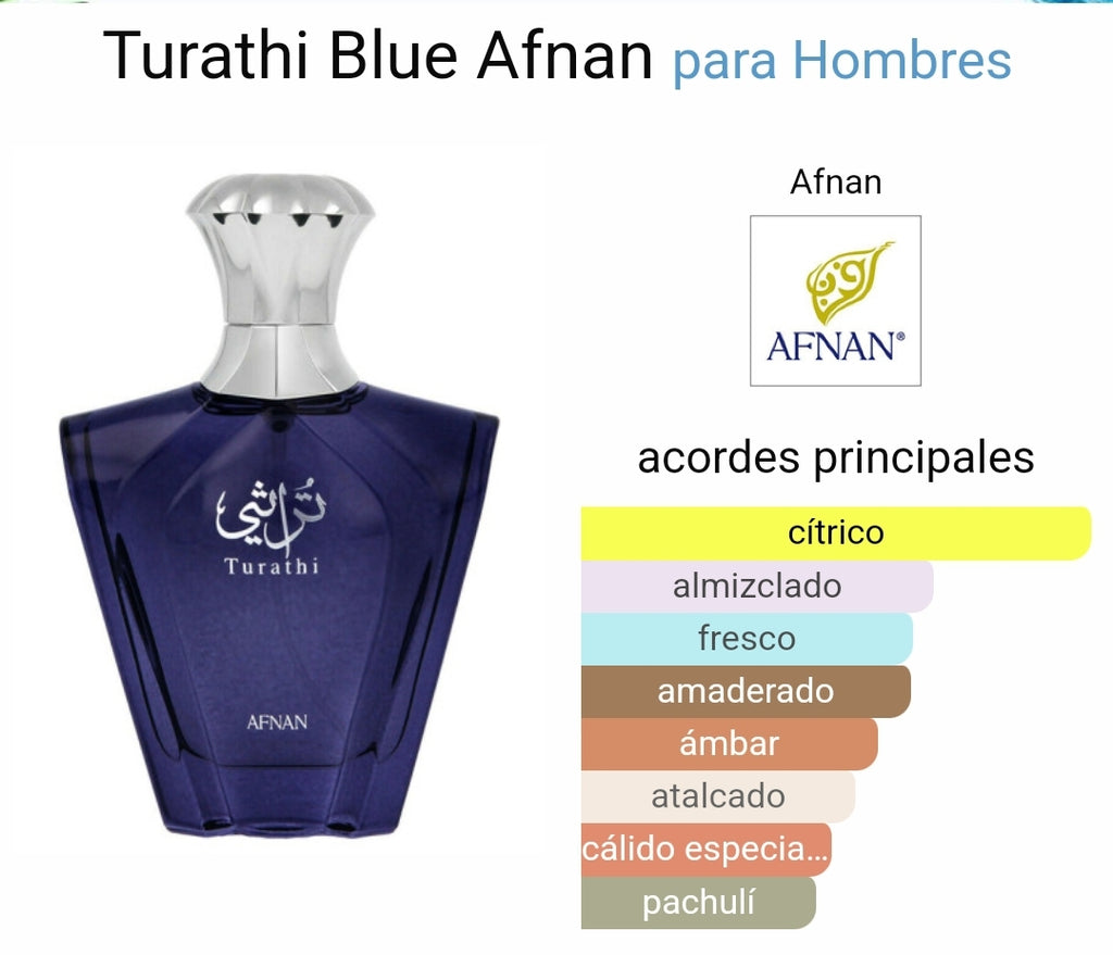 Turathi Blue de Afnan 3oz &ndash; Quimica de Perfumes