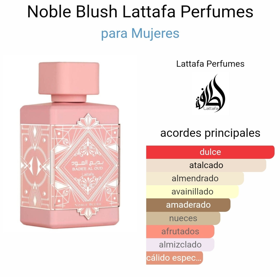 Noble Blush Lattafa Perfumes 3.4oz