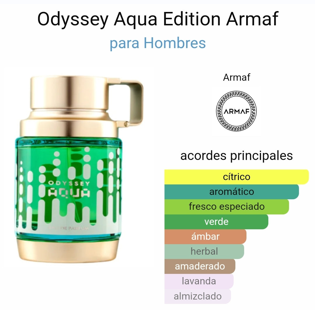 Aqua Odyssey Armaf 3.4oz EDP &ndash; Quimica de Perfumes