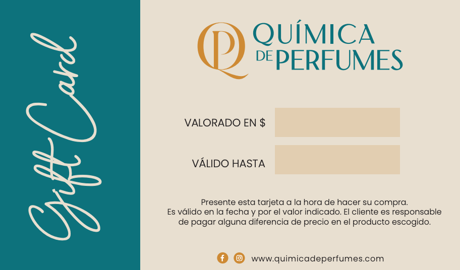 Química de Perfume Gift Card