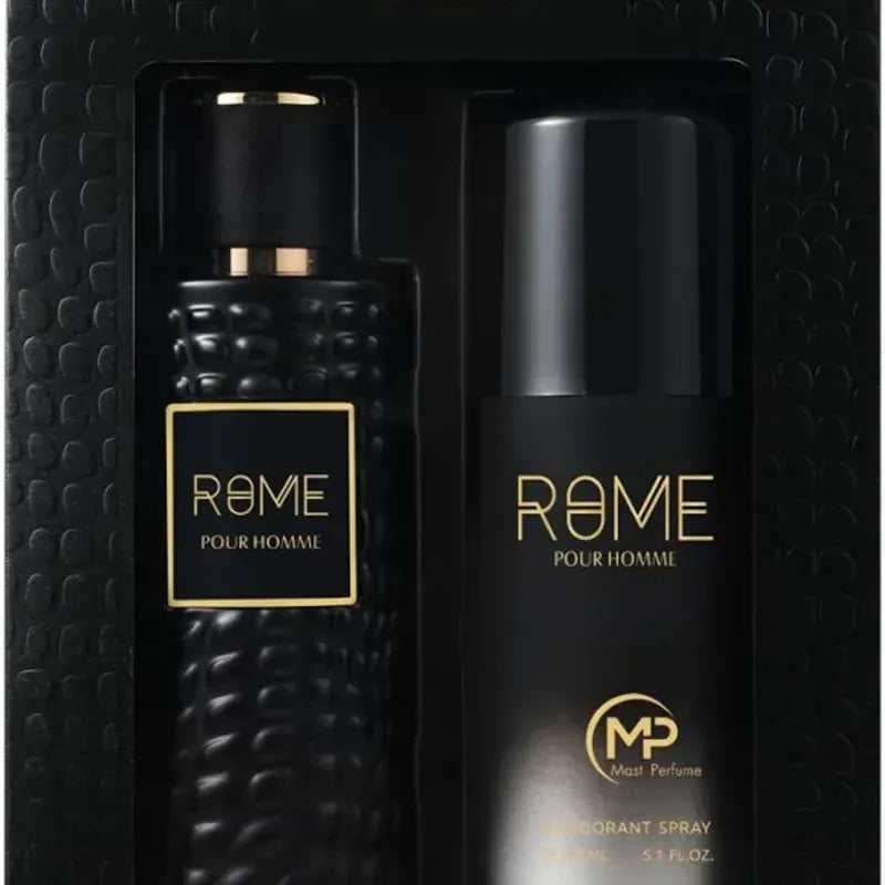 Bharara Rome Pour Homme  Set 2pcs EDP 100ml/3.4oz + Desod Men's Set