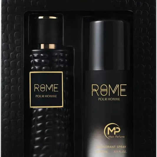 Bharara Rome Pour Homme  Set 2pcs EDP 100ml/3.4oz + Desod Men's Set