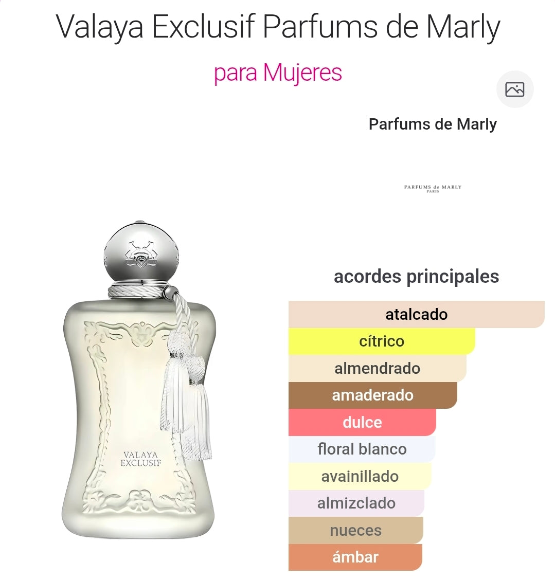 Valaya Exclusif Parfums de Marly 2.5oz