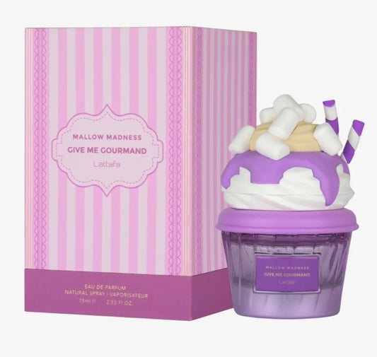 Mallow Maddnes Give Me Gourmand de Lattafa Perfumes EDP 2.53oz