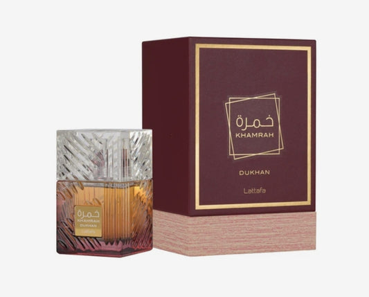 Khamrah Dukhan de Lattafa Perfumes EDP 3.4oz