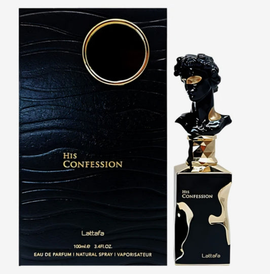 His Confession Lattafa 3.4oz EDP