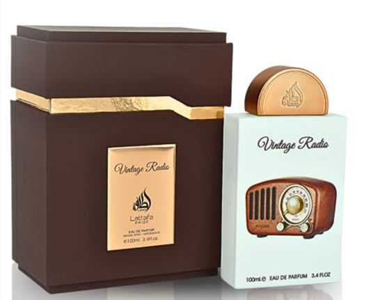 Vintage Radio de Lattafa Perfumes EDP 3.4oz