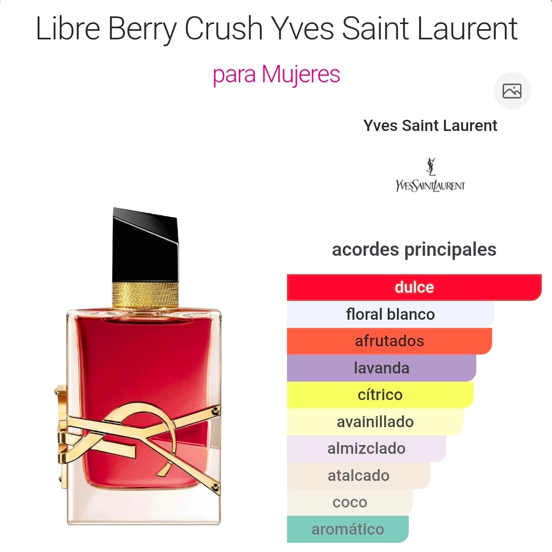Libre Berry Crush Yves Saint Laurent EDP 1.6oz