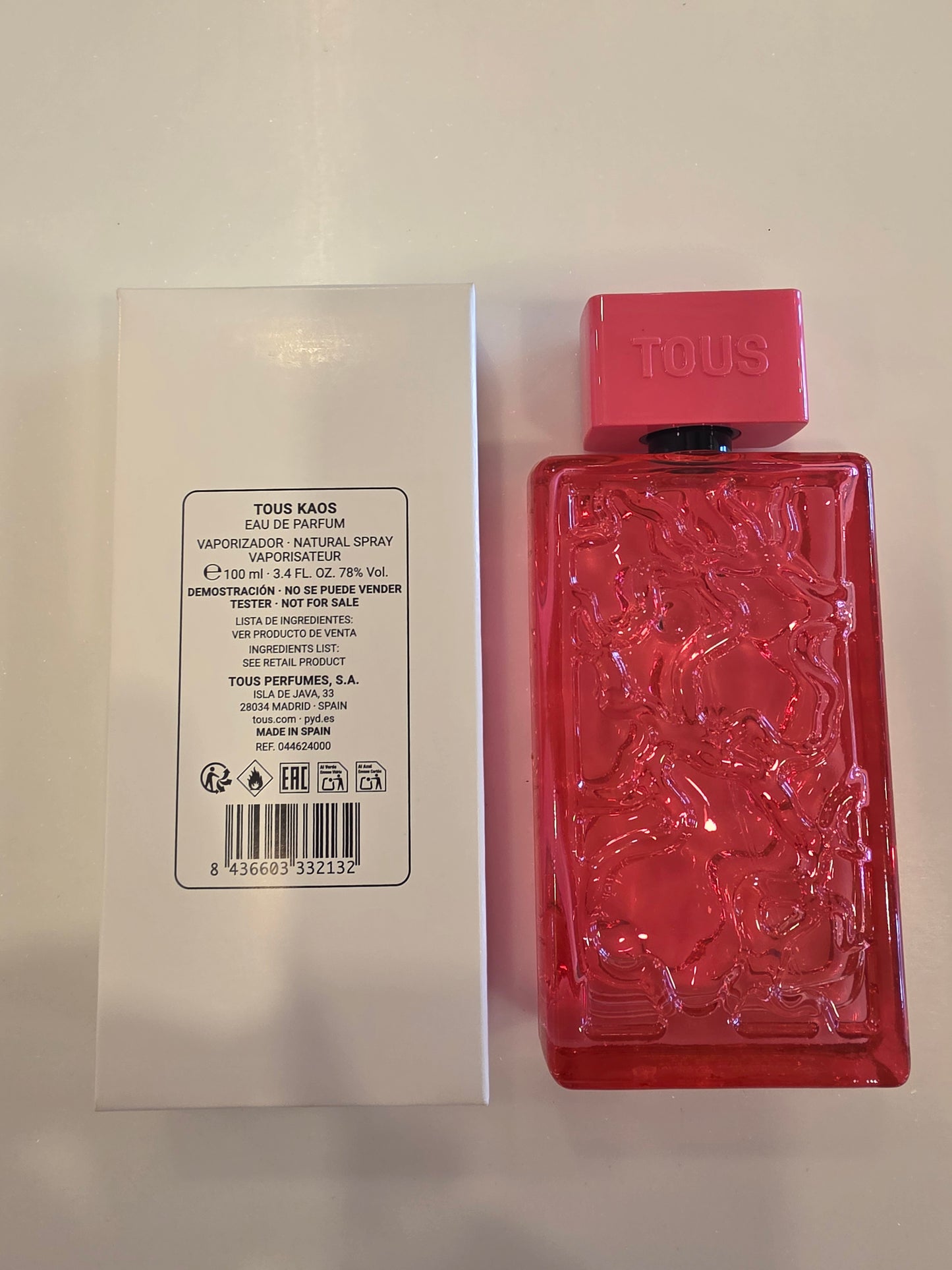 Tester Kaos Tous 3oz