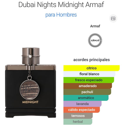 Dubai Nights Midnight Armaf EDP 3oz