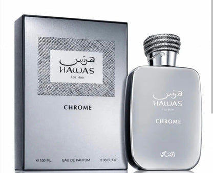 Hawas Chrome de Rasasi EDP 3.4oz