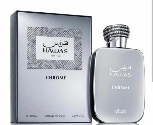 Hawas Chrome de Rasasi EDP 3.4oz