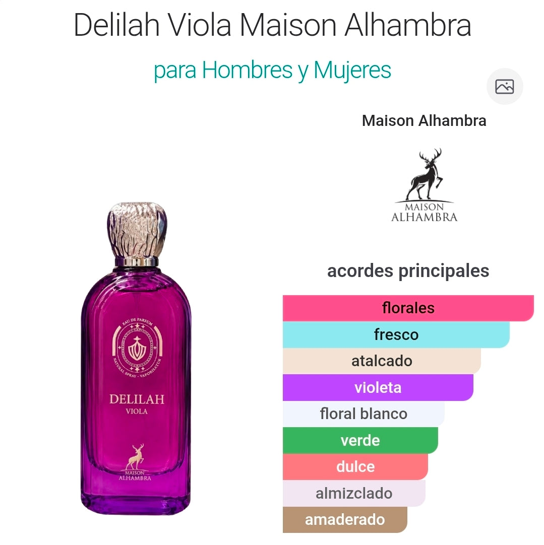 Delilah Viola Maison Alhambra EDP 3.4oz