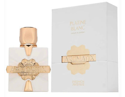 Platine Blanc de Aromatix X French Avenue Extrait Parfum 3.4oz