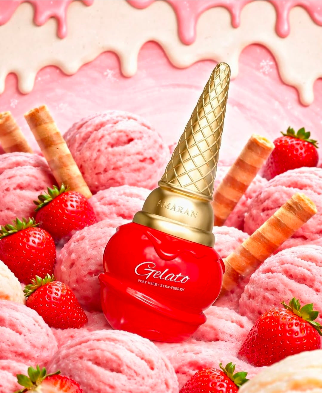Gelato Very Berry Strawberry de Amaran EDP 3.4oz