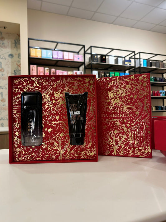 Set 212 VIP Black men Carolina Herrera 2pcs