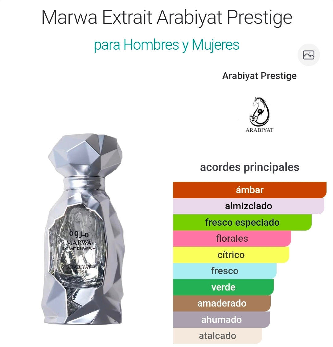 Marwa Extrait de Arabiyat Prestige 2oz