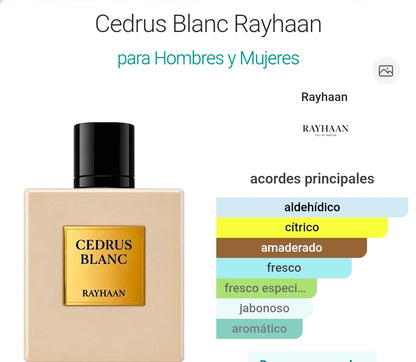 Cedrus Blanc Rayhaan EDP 3.4oz