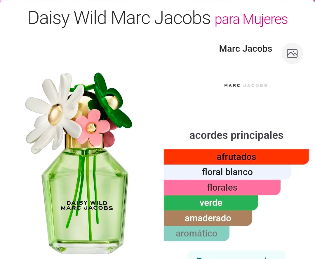 Daisy Wild Marc Jacobs eau so intense 3.3oz